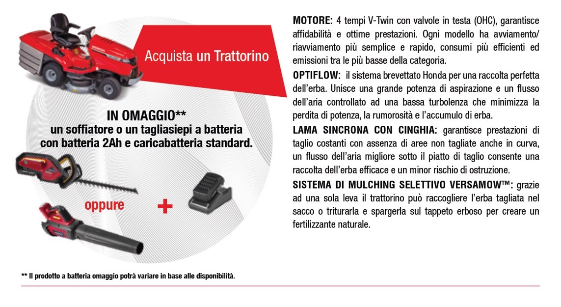 Trattorino Honda HF 2317 HME (promozione primavera 2025) - immagine 2