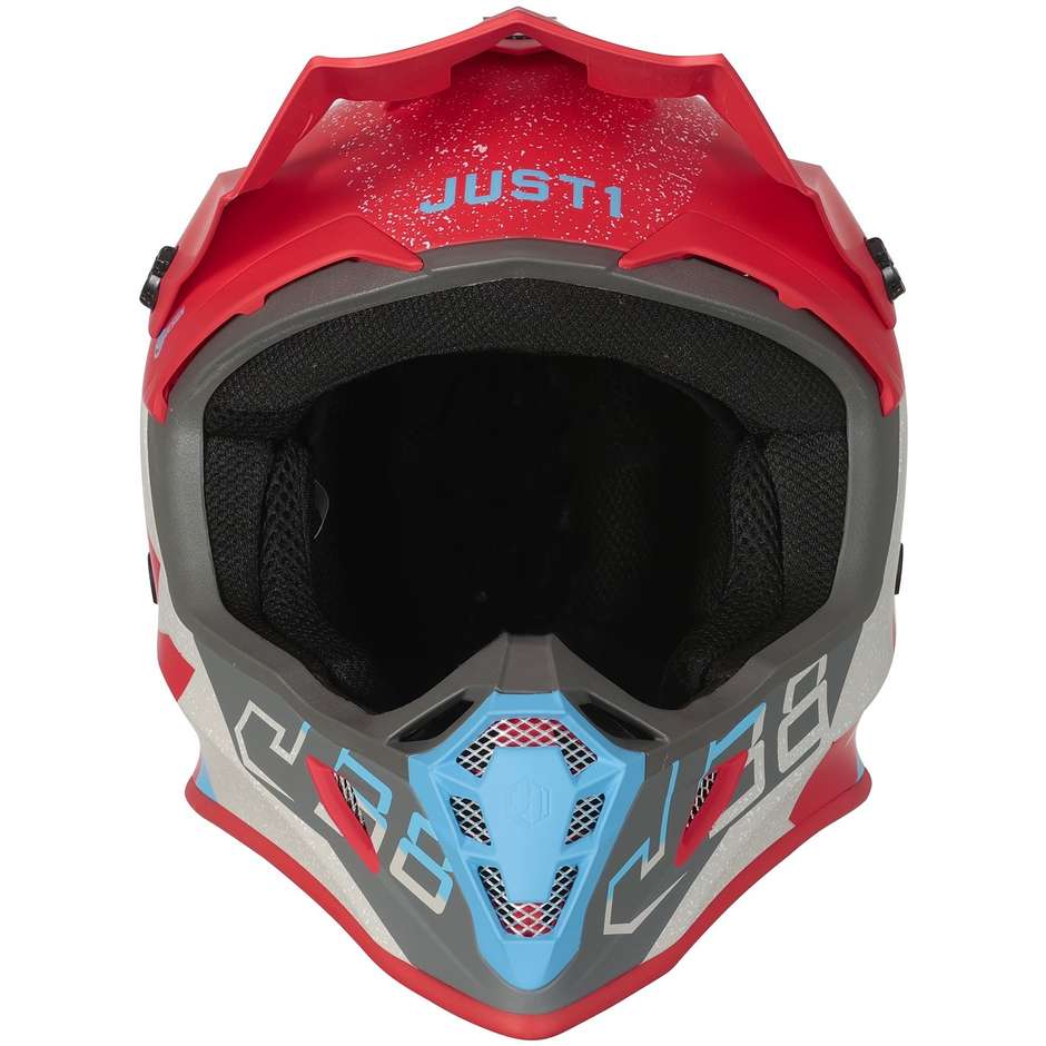 CASCO JUST1 J38 KORNER BLUE RED - immagine 4
