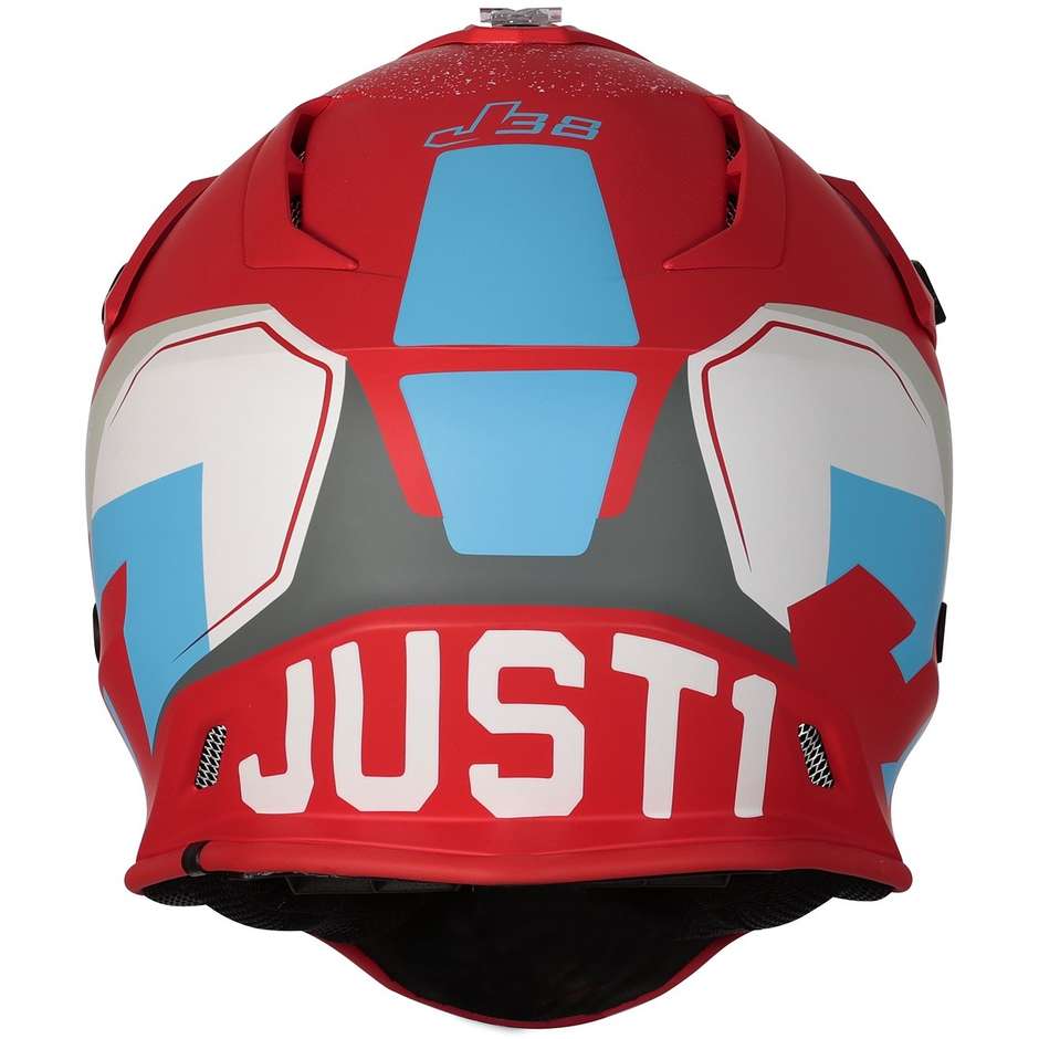 CASCO JUST1 J38 KORNER BLUE RED - immagine 3