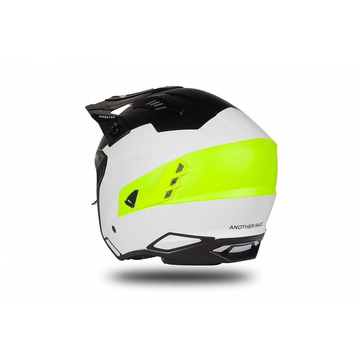 CASCO SHERATAN JET WHITE/YELLOW FLUO - immagine 3