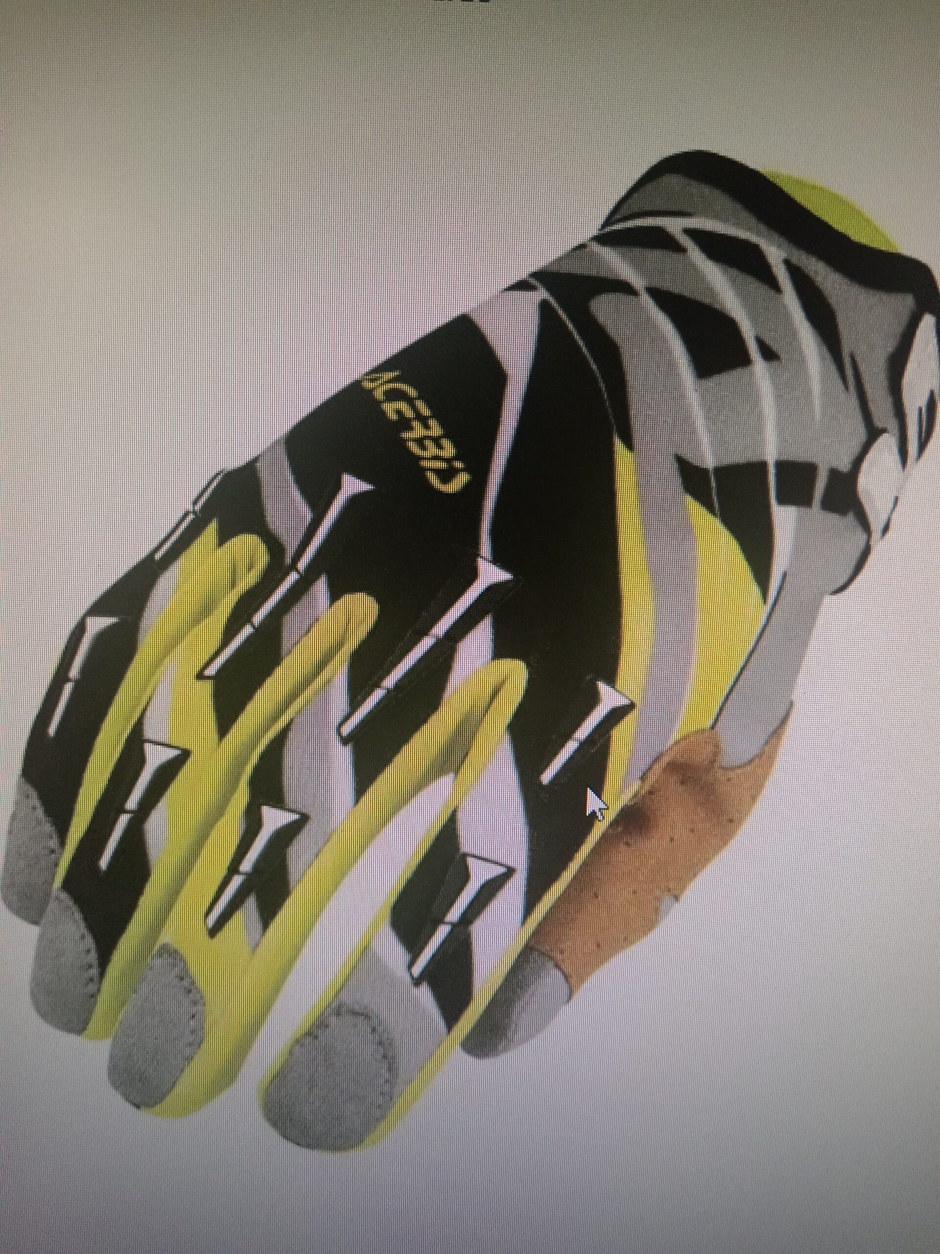 GUANTI ACERBIS MX2 GIALLO-ROSSO E NERO-VERDE - immagine 3